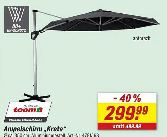 Ampelschirm „Creta“
