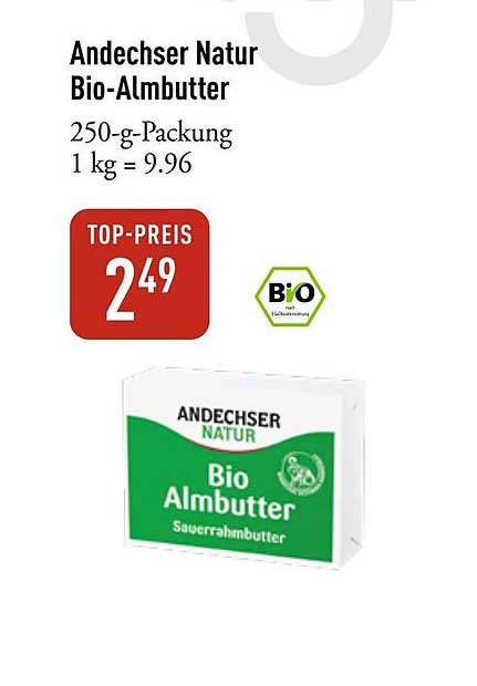 Andechser Natur Bio-Almbutter