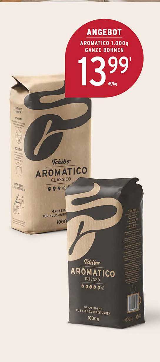 AROMATICO 1.000g GANZE BOHNEN