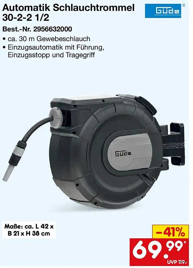 Automatik Schlauchtrommel 30-2-2 1/2