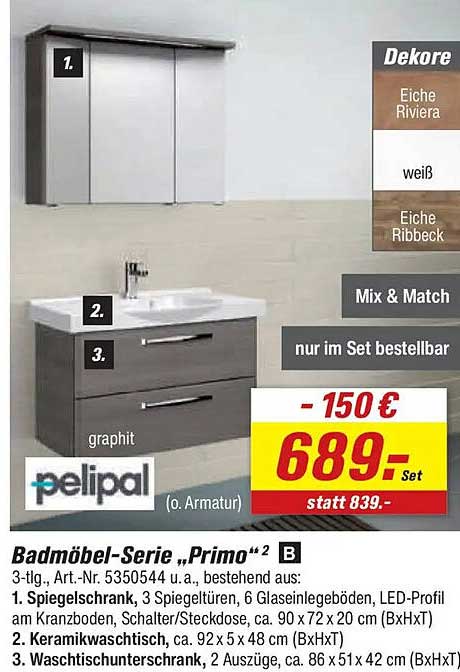 Badmöbel-Serie „Primo“