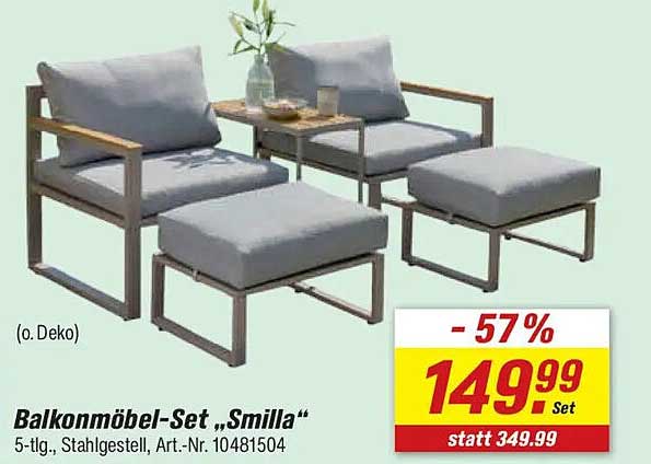 Balkonmöbel-Set „Smilla“