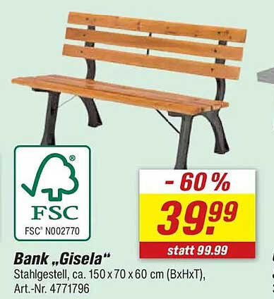 Bank „Gisela“