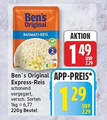 Ben´s Original Express-Reis
