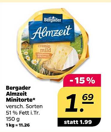 Bergader Almzeit Minitorte*