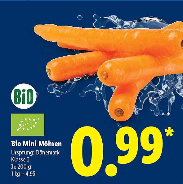 Bio Mini Möhren