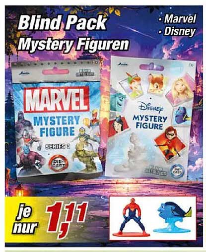 Blind Pack Mystery Figuren