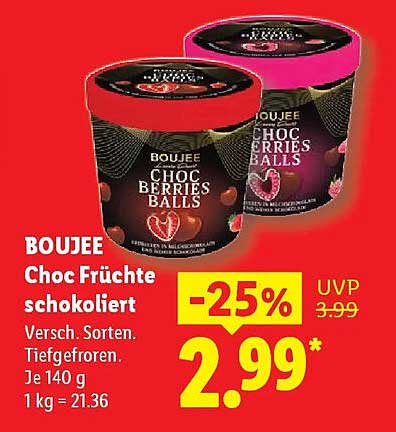 BOUJEE Choc Früchte schokoliert
