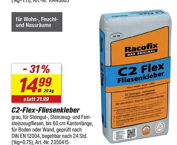 C2-Flex-Fliesenkleber