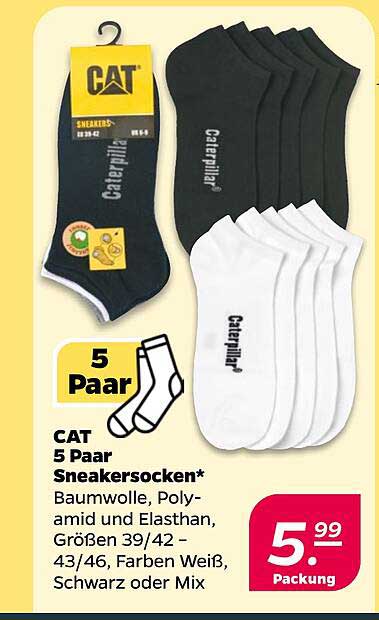 CAT 5 Paar Sneakersocken*