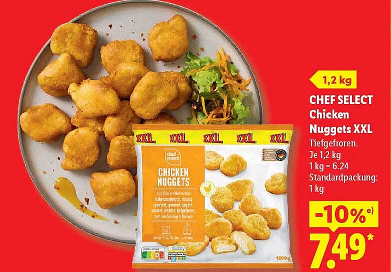 CHEF SELECT Chicken Nuggets XXL