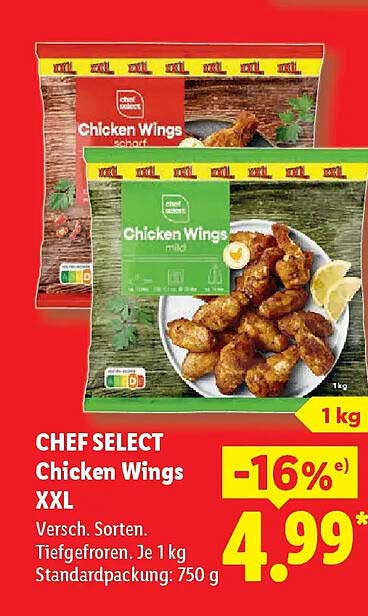 CHEF SELECT Chicken Wings XXL