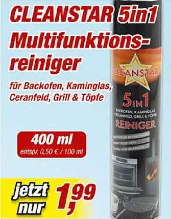 CLEANSTAR 5in1 Multfunktionsreiniger