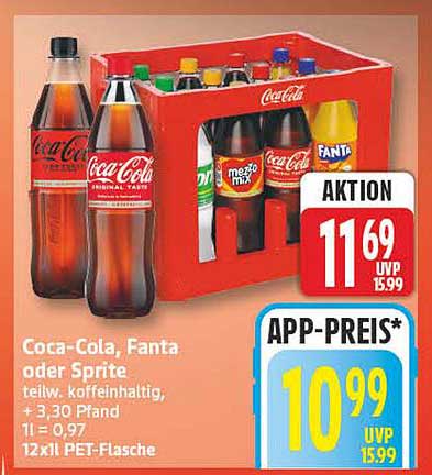 Coca-Cola, Fanta oder Sprite