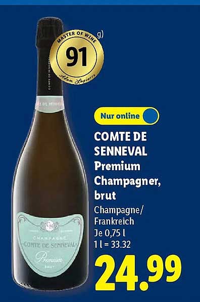 COMTE DE SENNEVAL Premium Champagner, brut