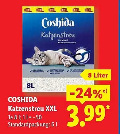 Coshida Katzenstreu XXL