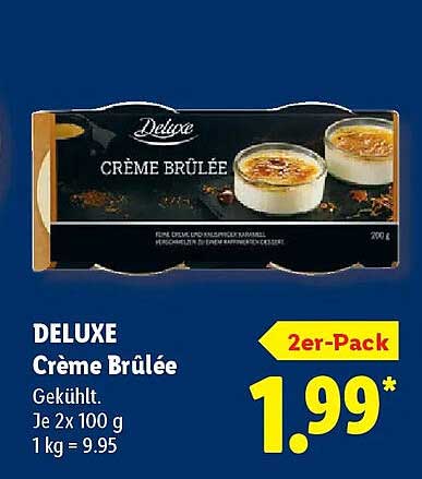 DELUXE Crème Brûlée