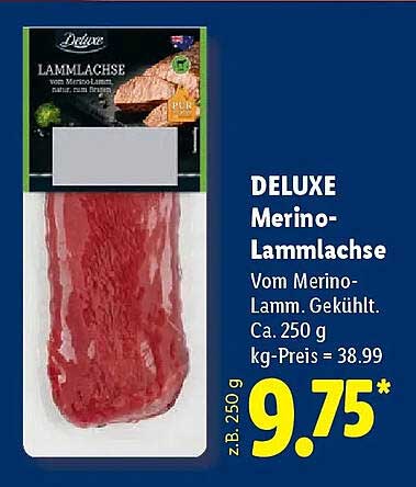 DELUXE Merino-Lammlachse