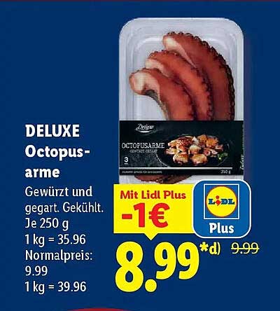 DELUXE Octopus-arme