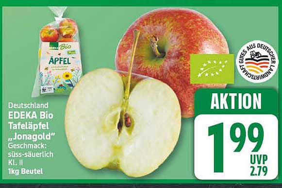 Deutschland EDEKA Bio Tafeläpfel „Jonagold“
