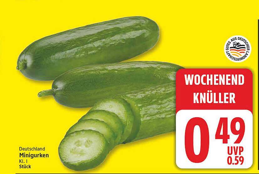 Deutschland Minigurken Kl. I Stück
