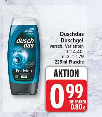 Duschdas Duschgel versch. Varianten 225ml Flasche