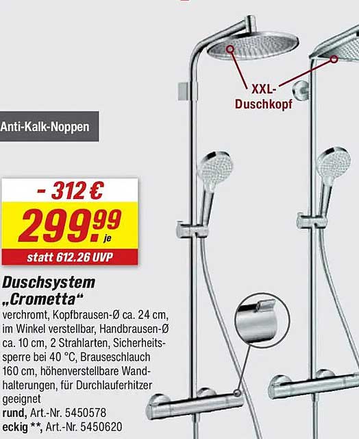 Duschsystem „Crometta“