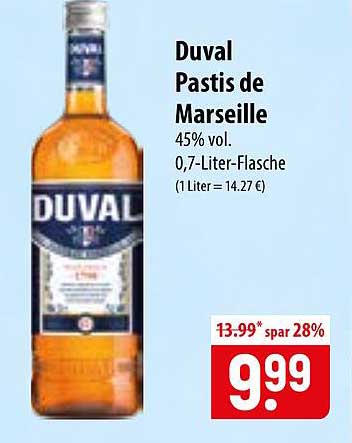 Duval Pastis de Marseille