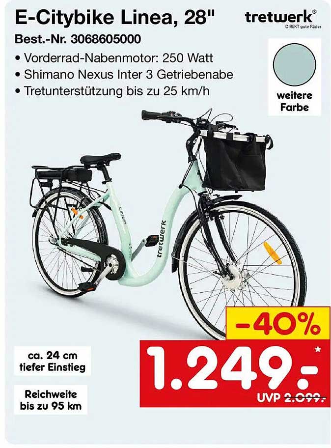 E-Citybike Linea, 28"
