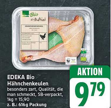 EDEKA Bio Hähnchenkeulen