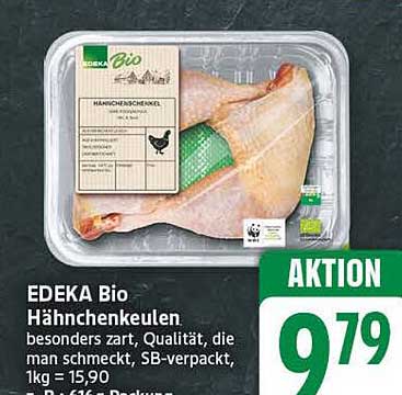 EDEKA Bio Hähnchkeulen