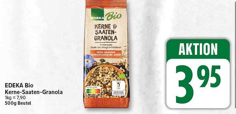 EDEKA Bio Kerne-Saaten-Granola 500g Beutel
