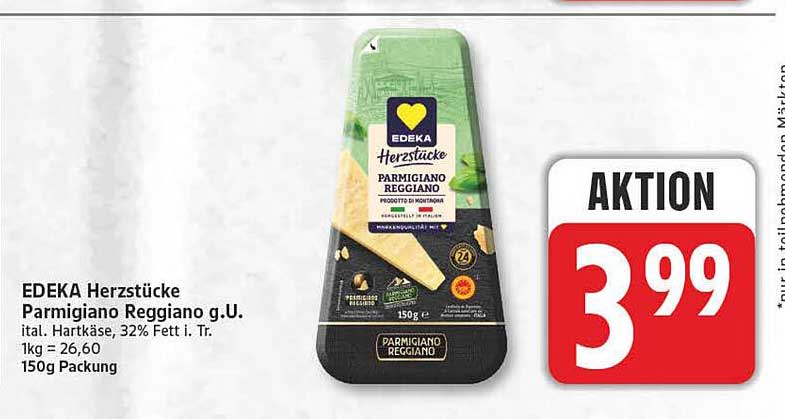 EDEKA Herzstücke Parmigiano Reggiano g.U.