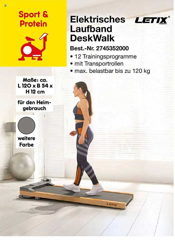 Elektrisches Laufband DeskWalk