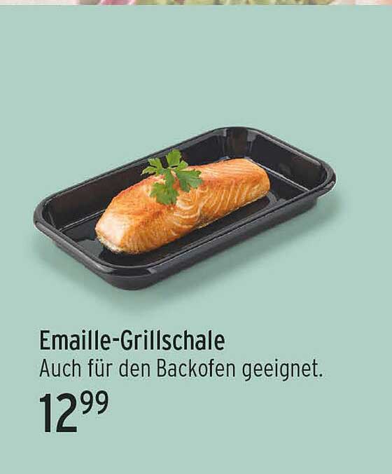 Emaille-Grillschale
