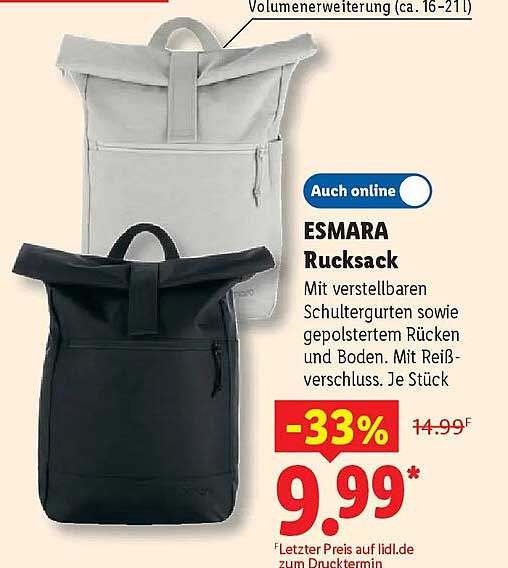 ESMARA Rucksack