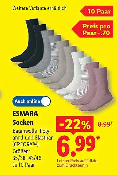 ESMARA Socken