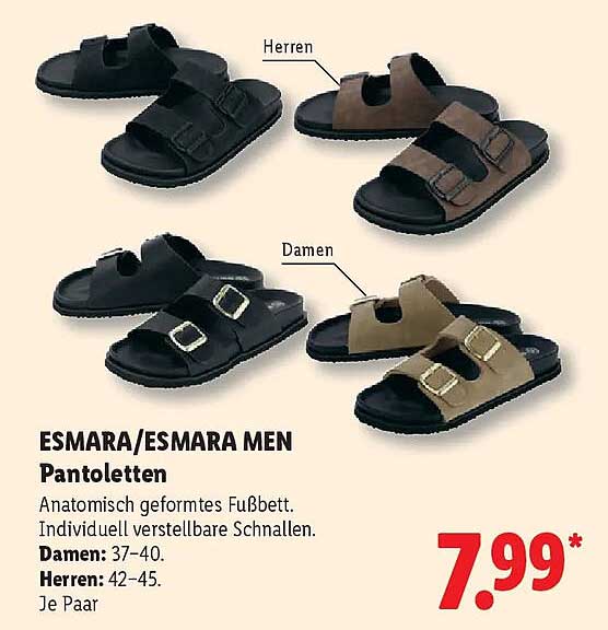 ESMARA/ESMARA MEN Pantoletten