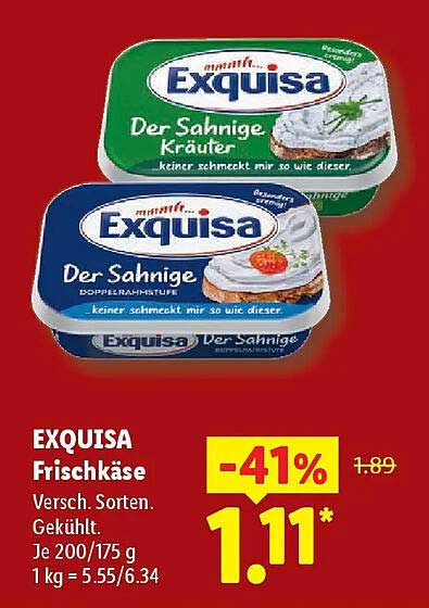 EXQUISA Frischkäse