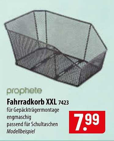 Fahrradkorb XXL 7423