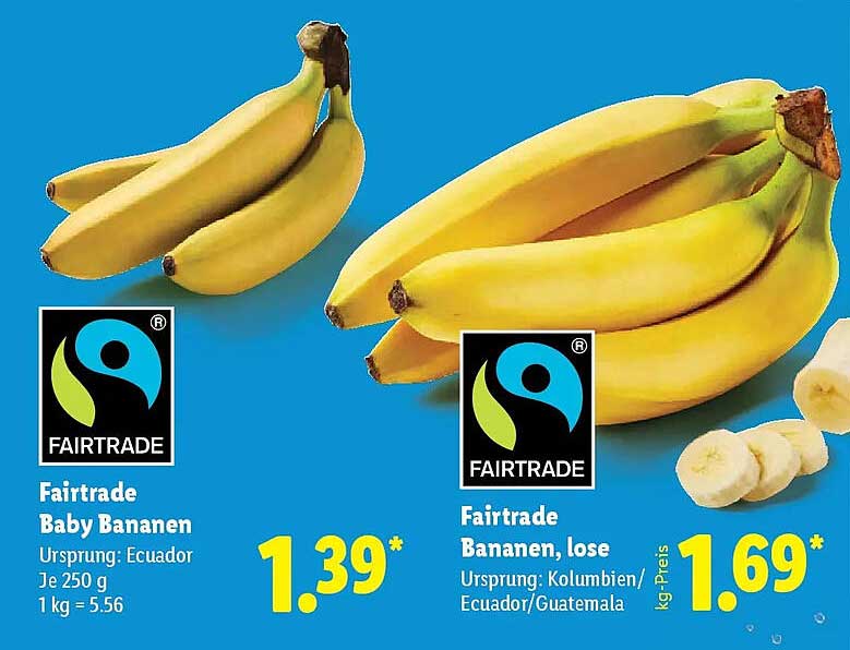 Fairtrade Baby Bananen