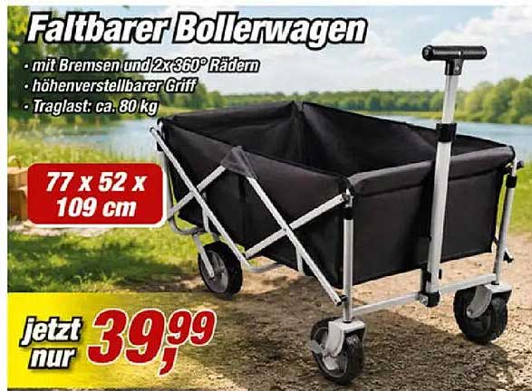 Faltbarer Bollerwagen
