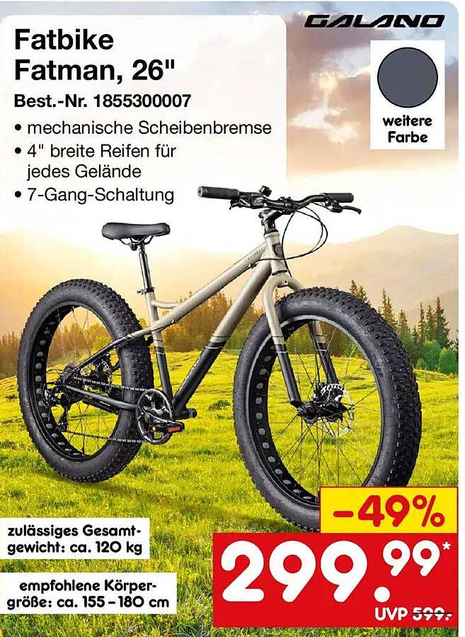 Fatbike Fatman, 26"