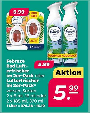 Febreze Bad Luft-erfrischer im 2er-Pack oder Lufterfrischer im 2er-Pack*