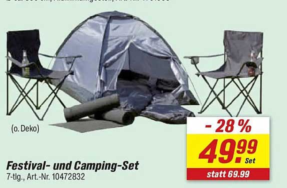 Festival- und Camping-Set