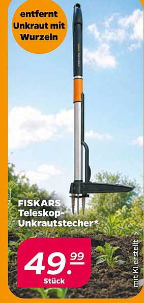 FISKARS Teleskop-Unkrautstecher*