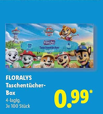 FLORALYS Taschentücher-Box