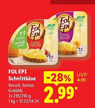 FOL EPI Schnittkäse