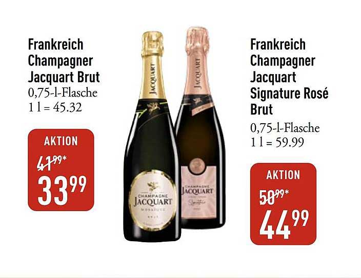 Frankreich Champagner Jacquart Brut