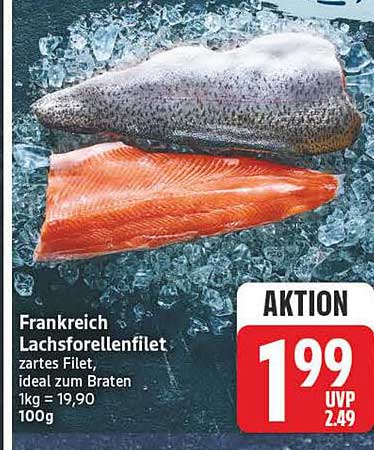 Frankreich Lachsforellenfilet